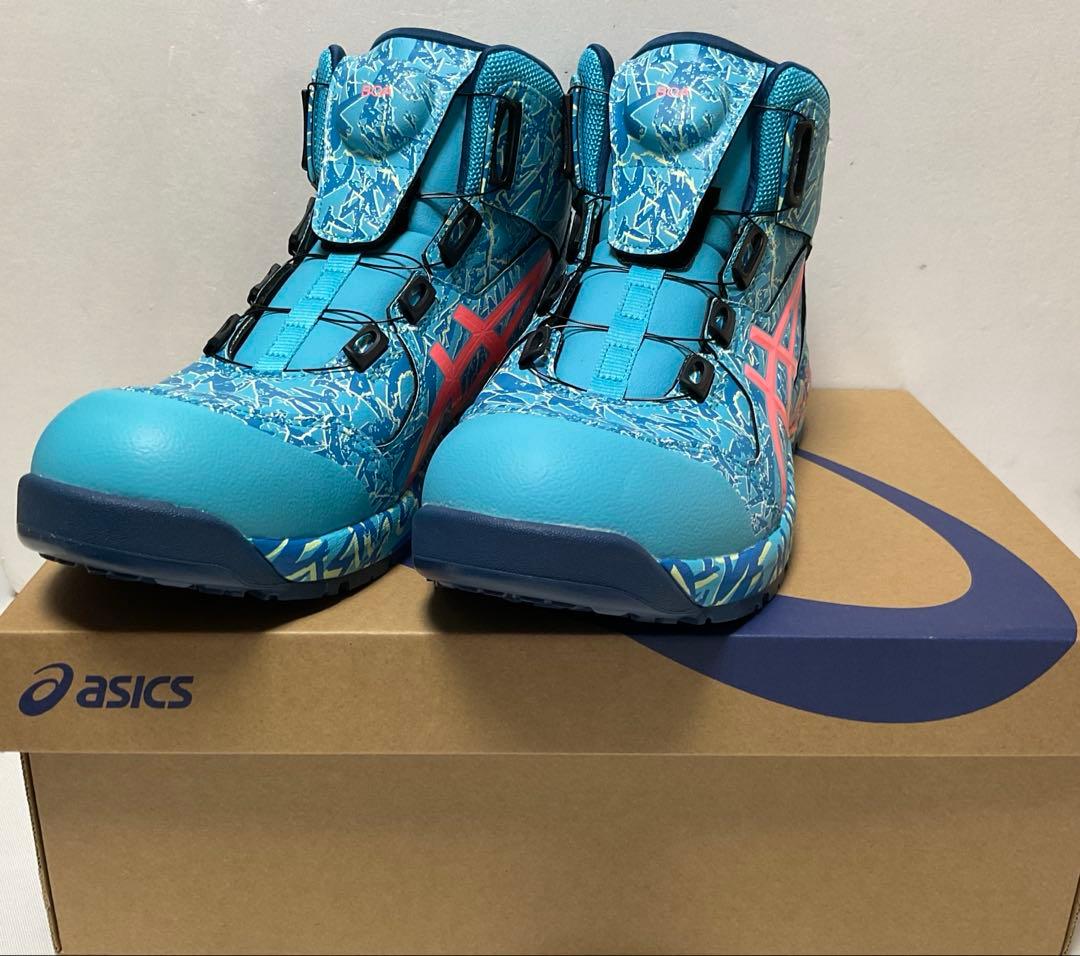 ⑦アシックス安全靴限定色 ウィンジョブ CP304BOA MAGMA27.0cm ASICS アシックス 安全靴 特別限定カラー CP304 MAGMA WINJOB マグマ