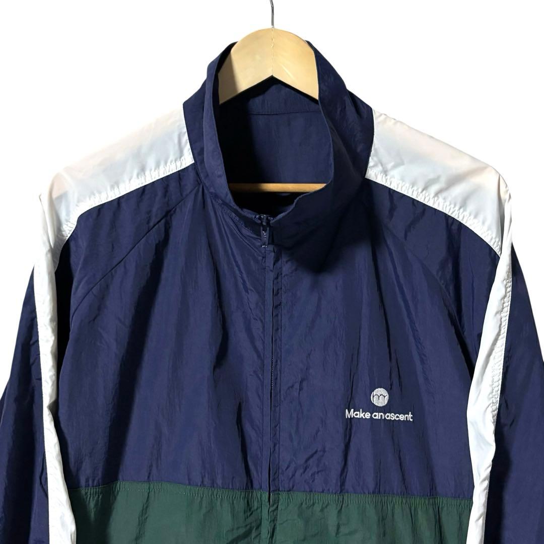 Make an ascent ナイロンジャケット ネイビー/グリーン L - メルカリ