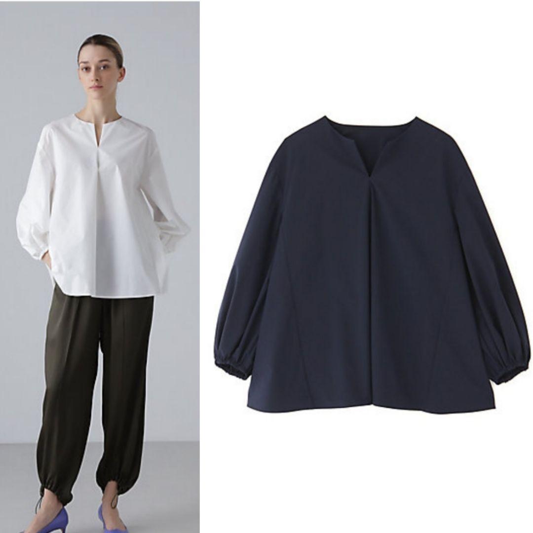 美品●アドーアADORE●ファンクショナルストレッチタックフレアブラウス セール】 ◇ファンクショナルストレッチタックフレアブラウス （シャツ