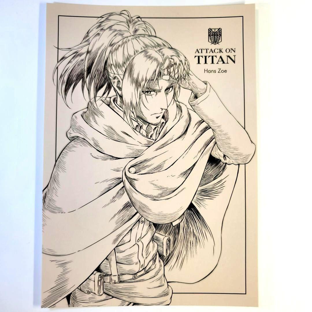 進撃の巨人 WITSTUDIO 描き下ろし ポストカード③ ハンジ - メルカリ