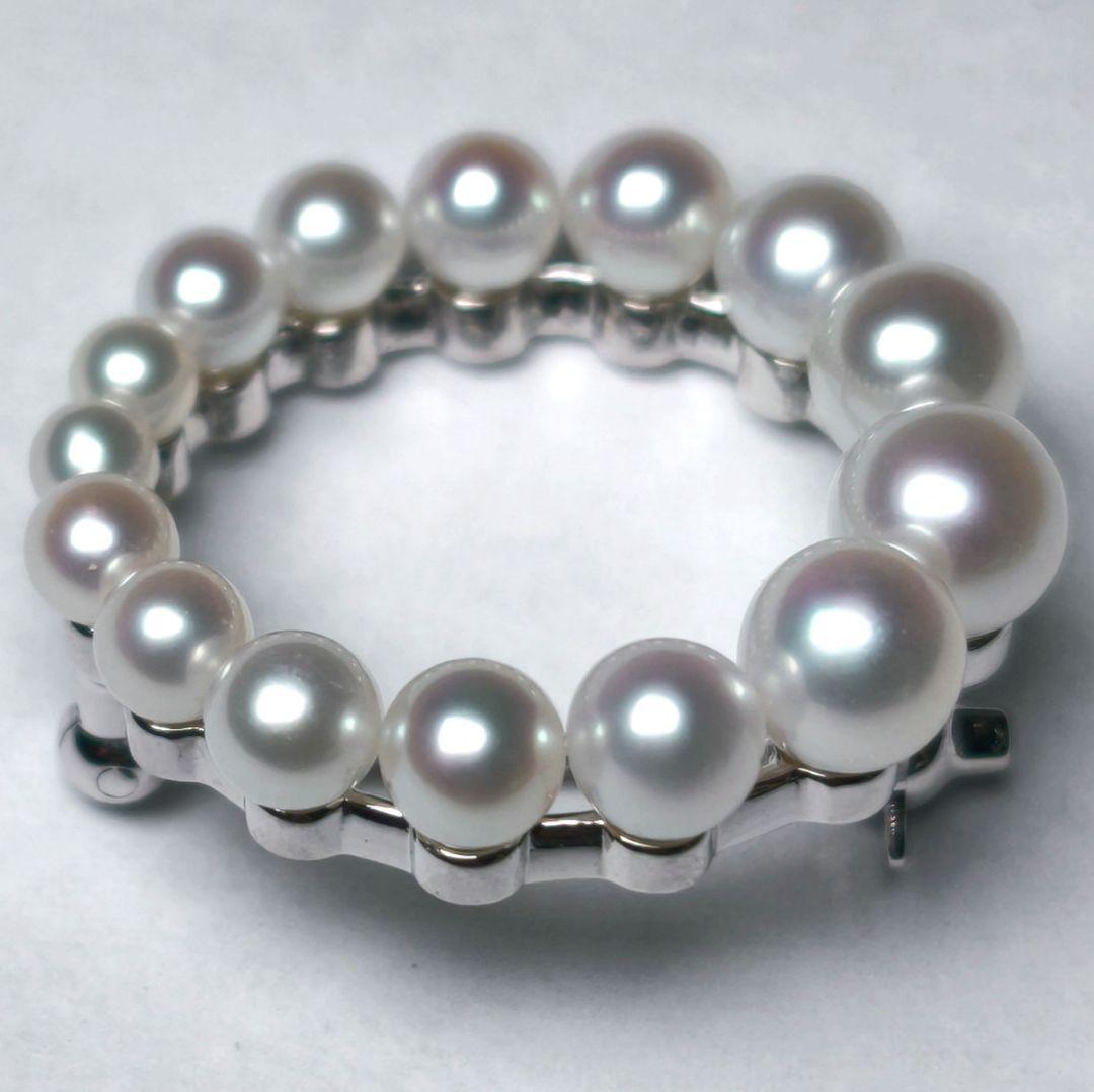 未使用級 最高級】ミキモト ブローチ パール サークル 皇室御用達 箱