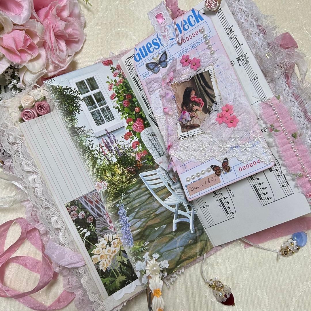 薔薇とレースのジャンクジャーナル・雑記帳 ティータイムにしましょうか♡