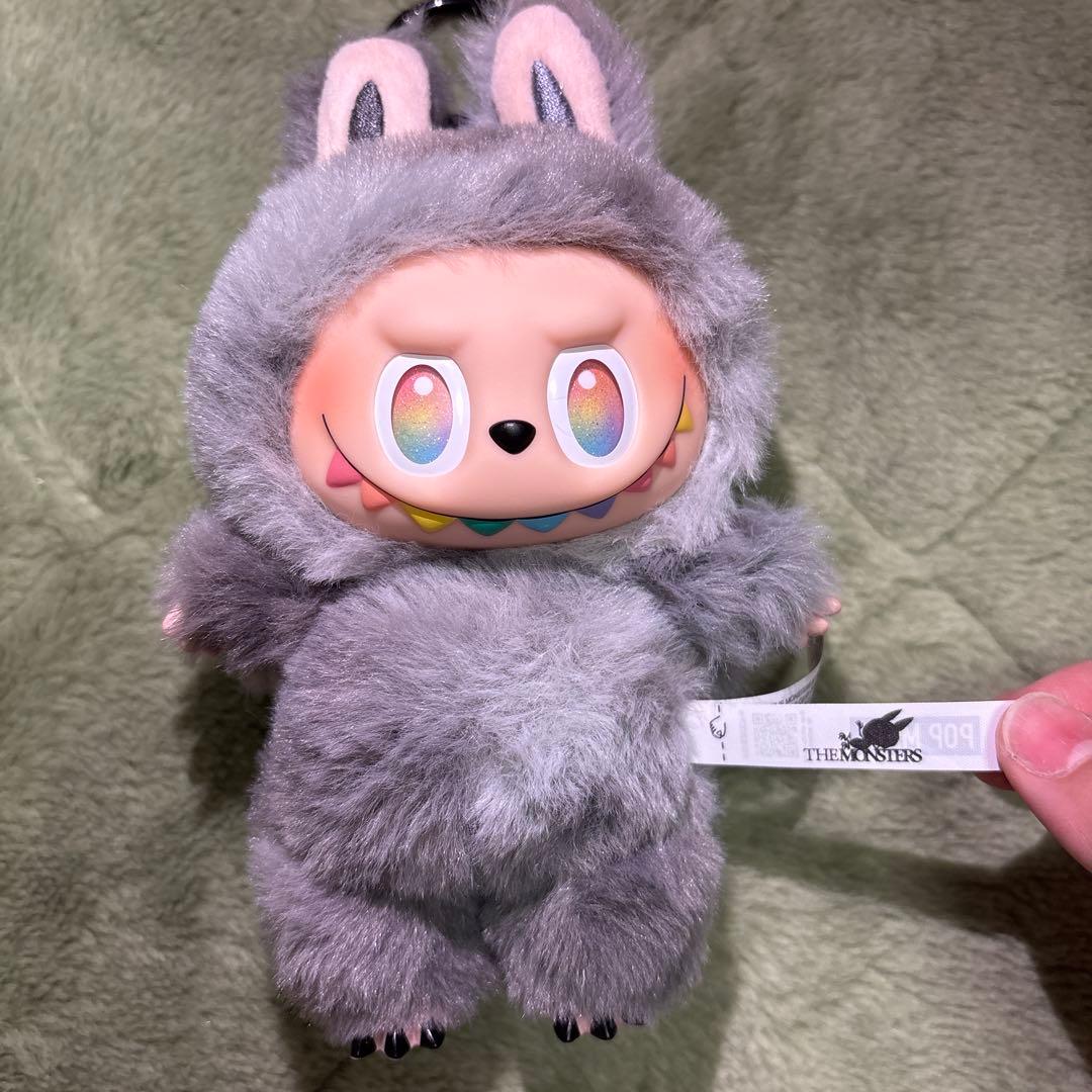 POP MART ラブブエナジー シークレット ID 黒 グレー - メルカリ