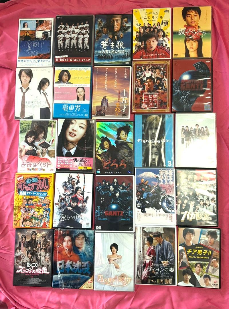 邦画DVD 25枚セット GANTZ チア男子 電車男 関ジャニ∞ ラストゲーム