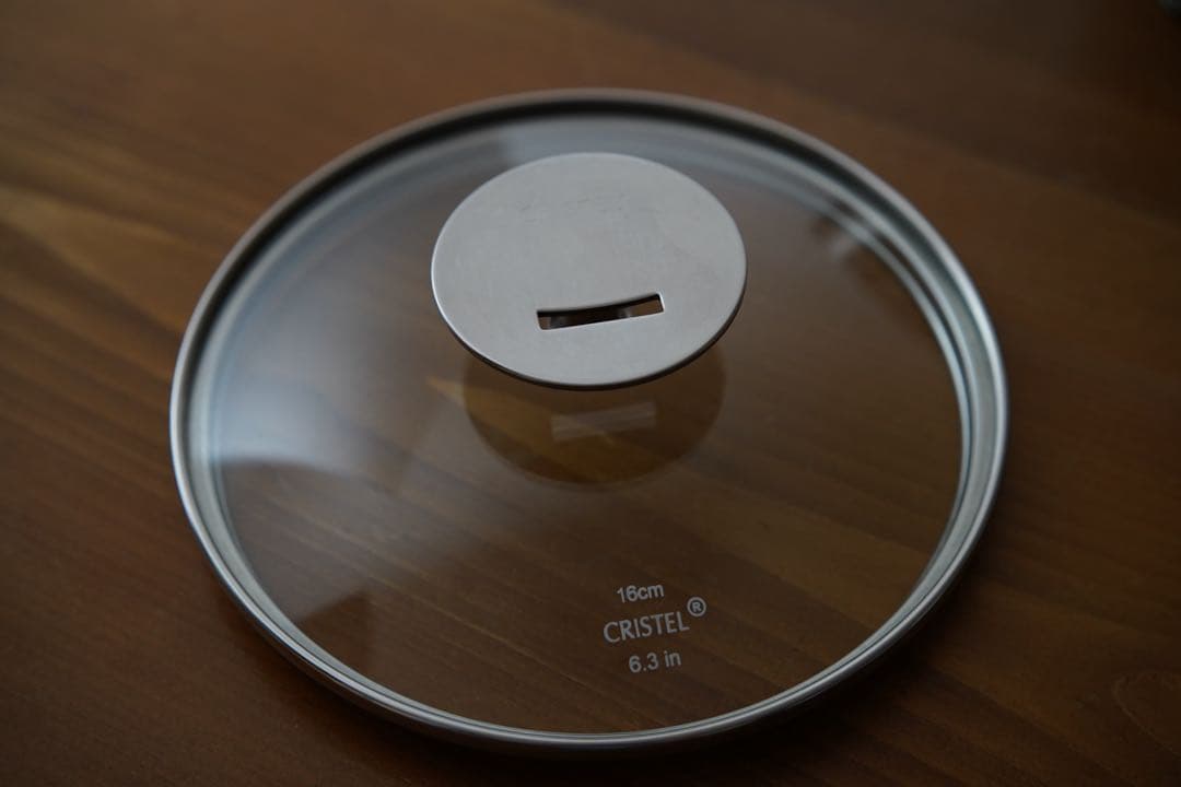 CRISTEL クリステル L 深鍋 14cm ドームガラスふた付き - メルカリ