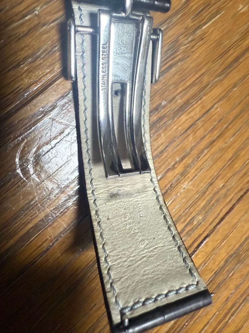 純正 フランクミュラー ロングアイランド 1200 Dバックル ベルトセット