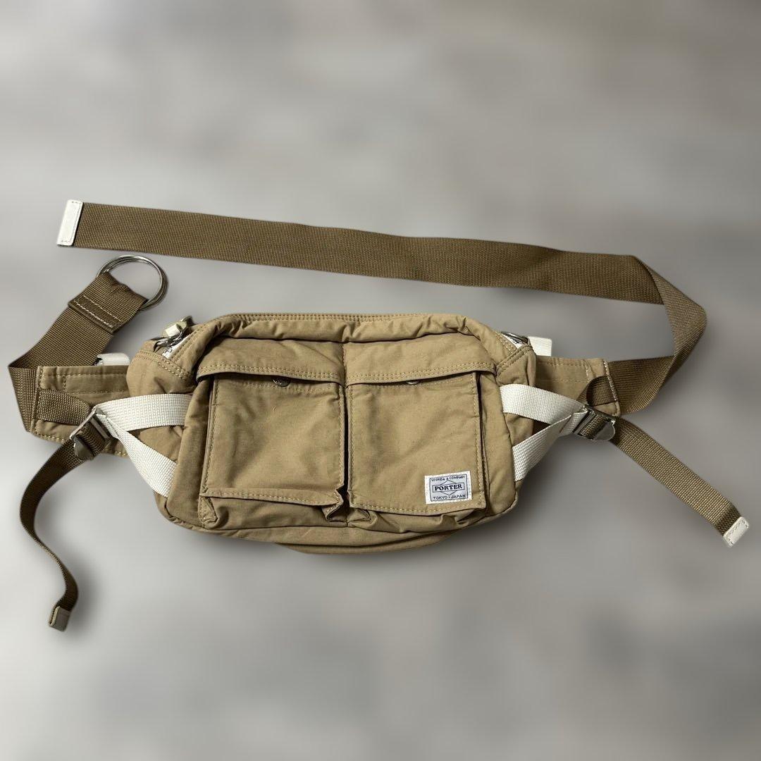 希少レア【限定コラボ】フェリシモ×PORTER ポーター ウエストバッグ