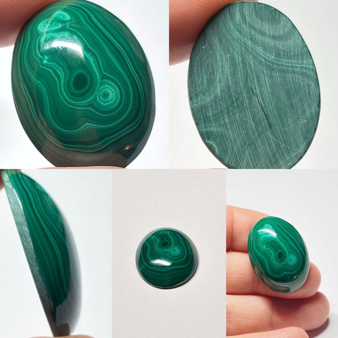 2080 ♡マラカイト&ラピスラズリ天然石♡マクラメネックレス ペンダント