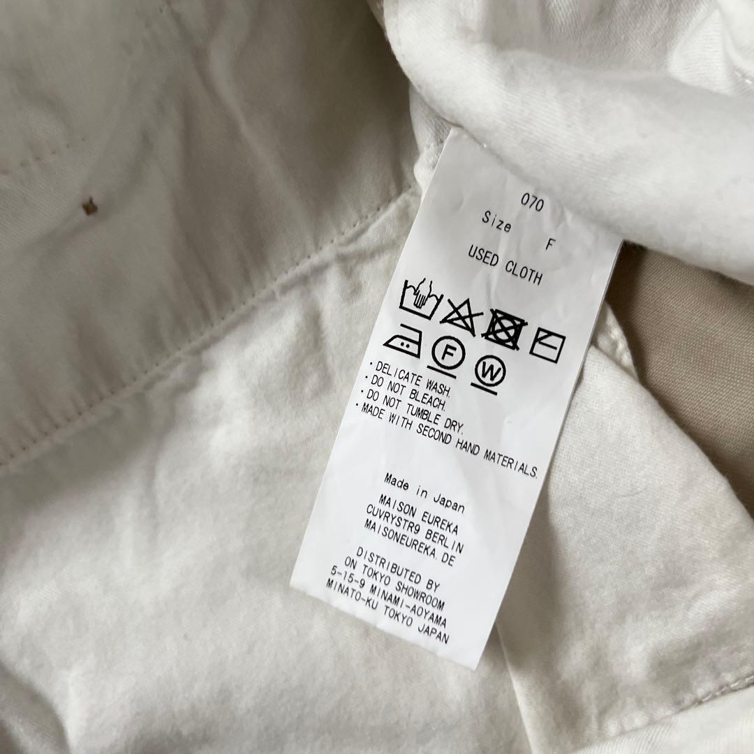 MAISON EUREKA ベージュ ワイドパンツ - メルカリ