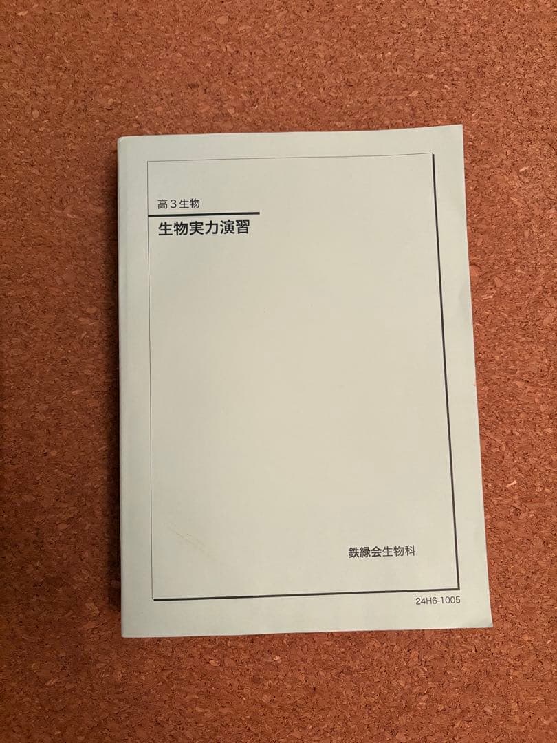 く*ン様 一年分2024鉄緑会生物Aクラス（上位）一式全てあります
