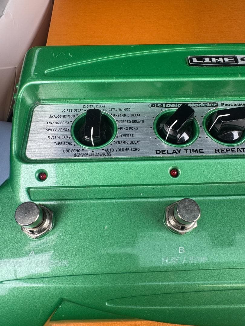 LINE 6 DL4 Delay Modeler グリーン アダプター無し Line6