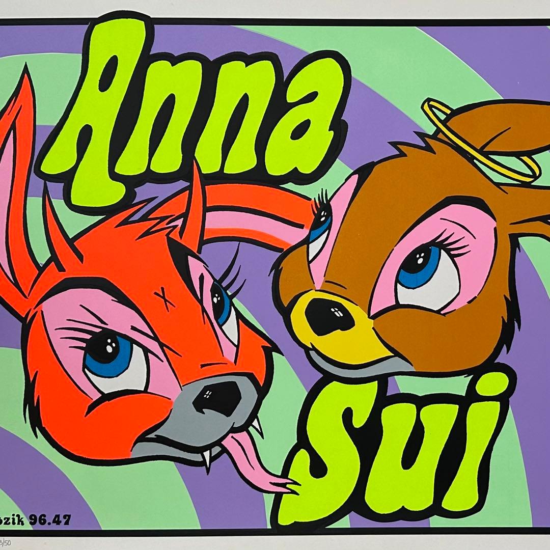 Frank Kozik / ANNA SUI シルクスクリーンポスター - メルカリ