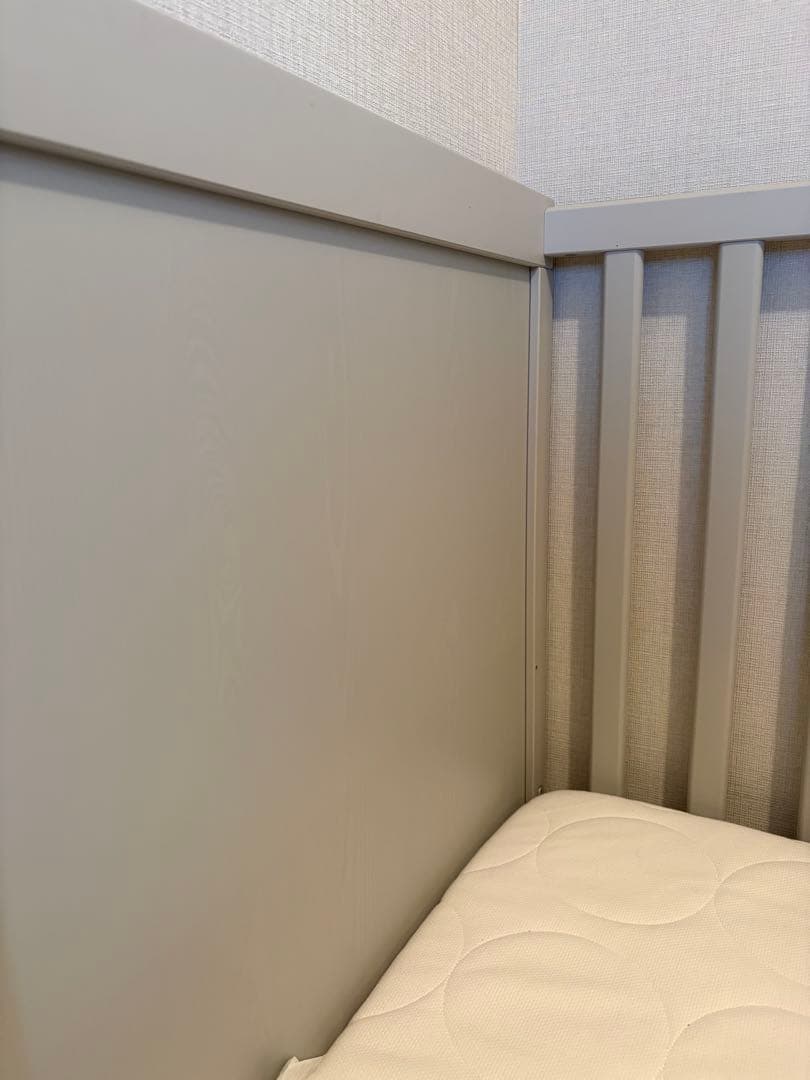 直接引取り】グレー IKEA SUNDVIK ベビーベッド - メルカリ