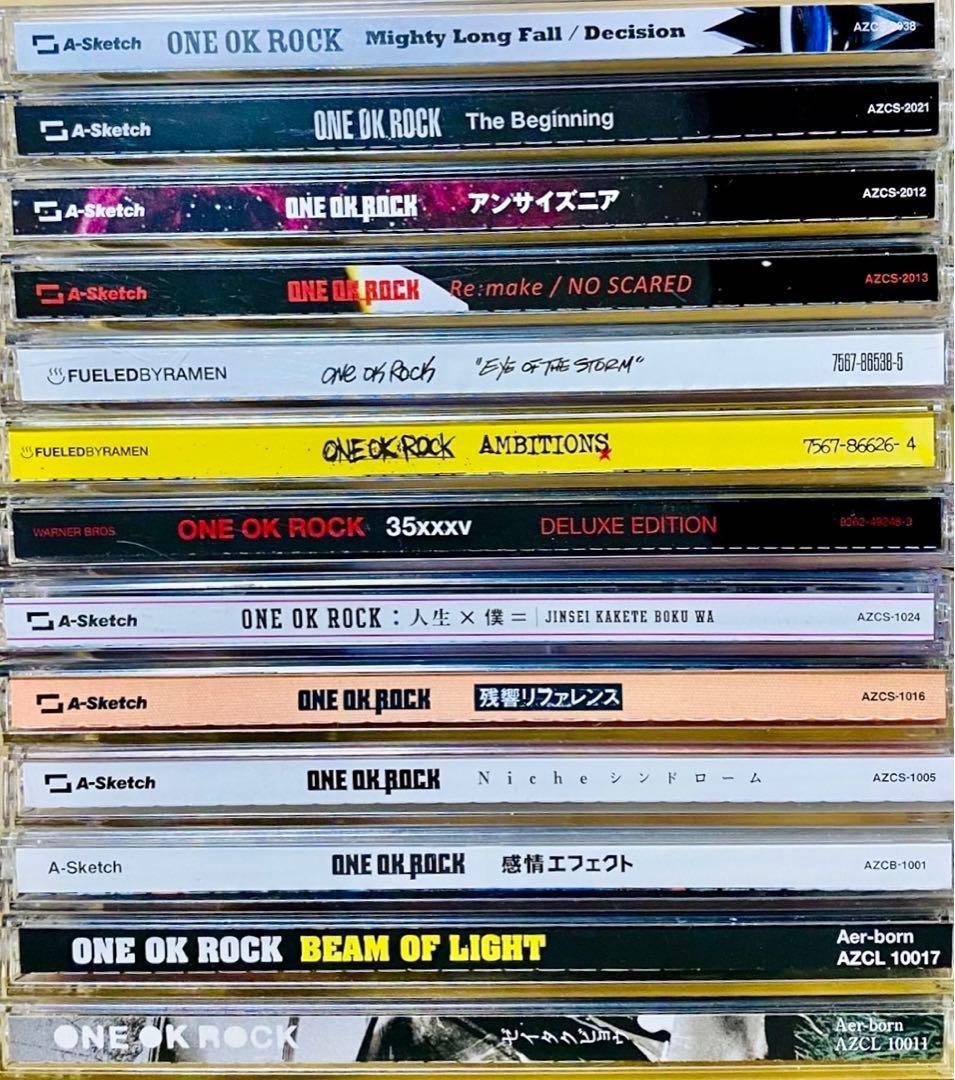 ONE OK ROCK アルバム シングル CD まとめ売り セット Yahoo!オークション -「one ok rock cd セット」の落札相場・落札価格