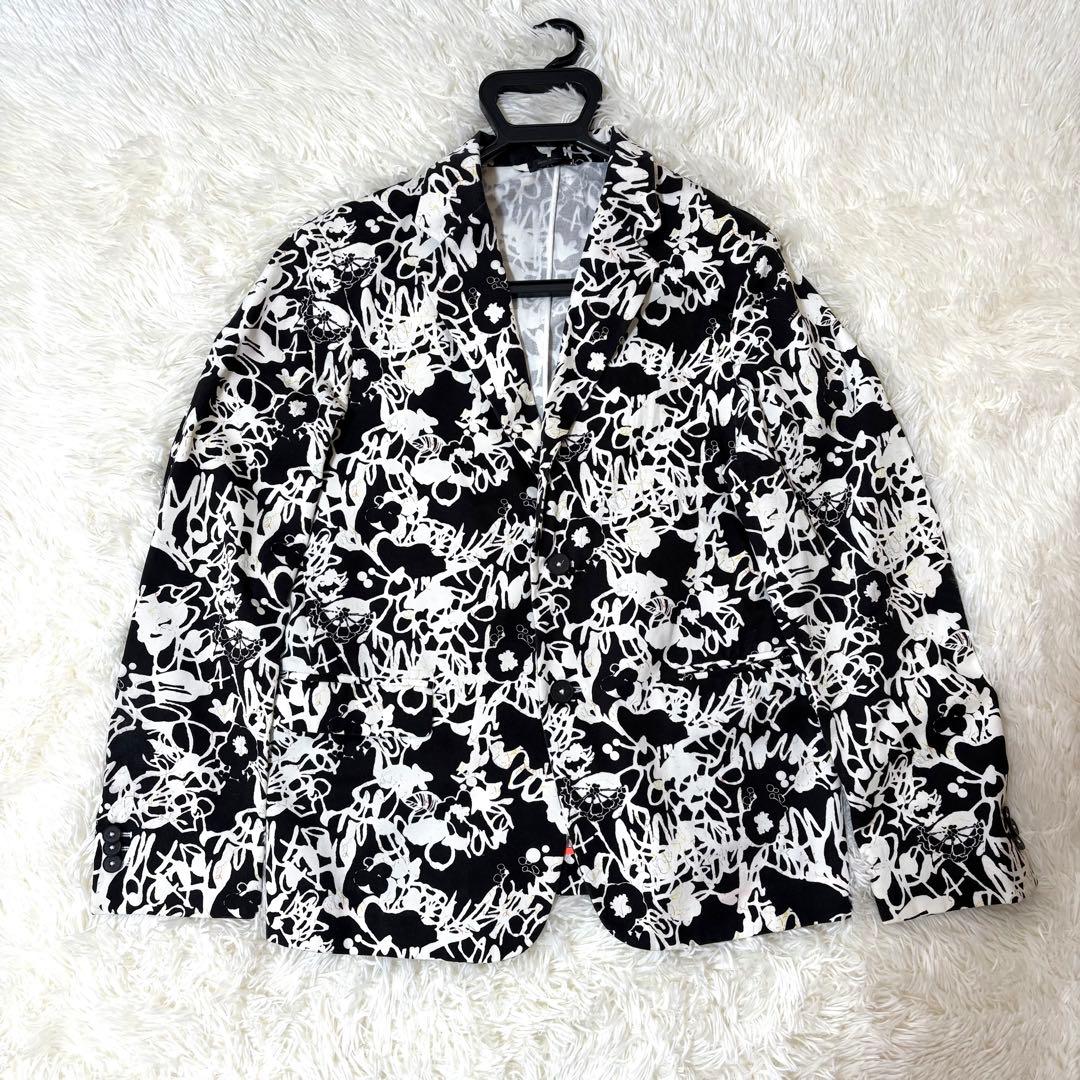 最終 JIL SANDER ジルサンダー 花柄 テーラードジャケット Mサイズ