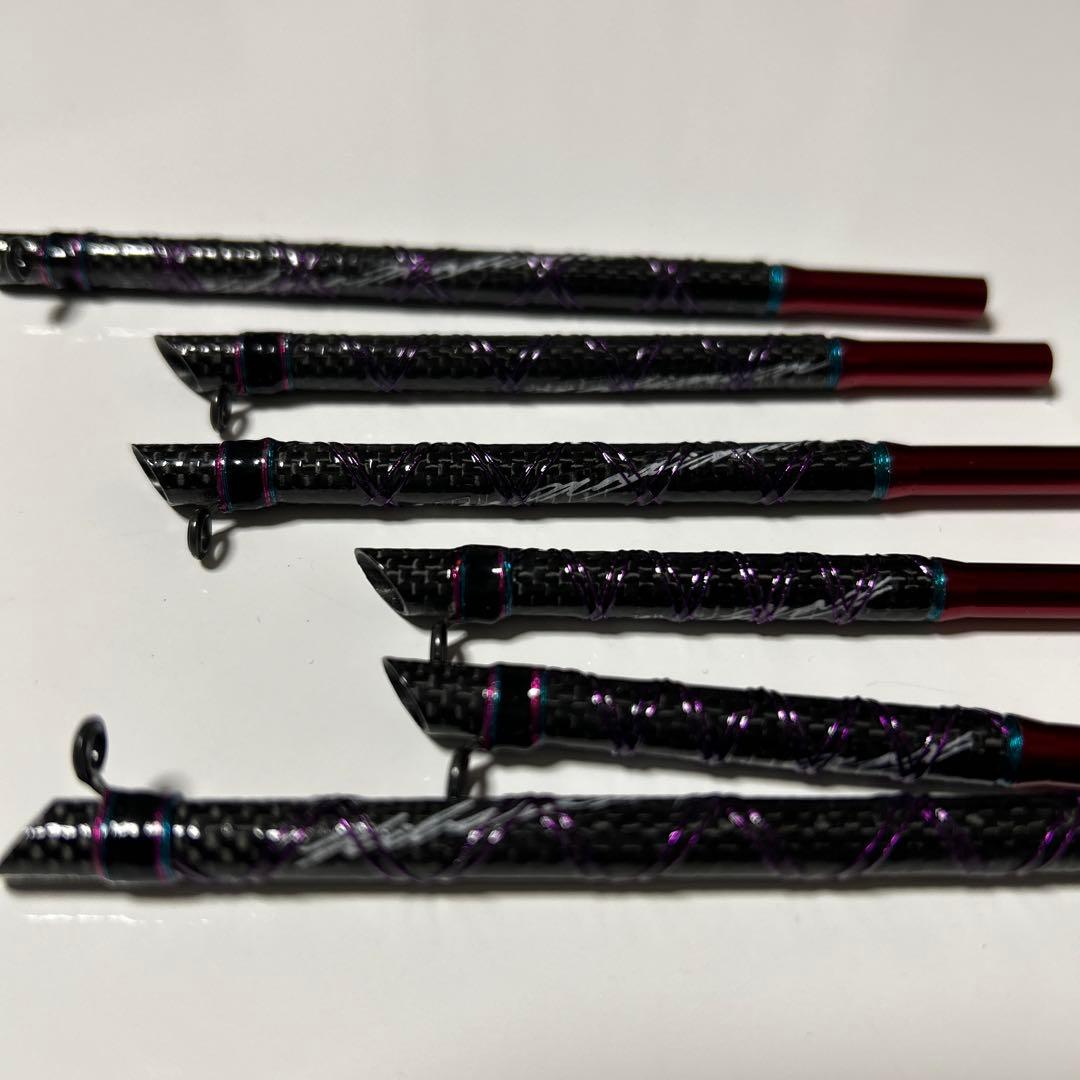 VARIVAS ワカサギ竿 延長 6本セット ケース付