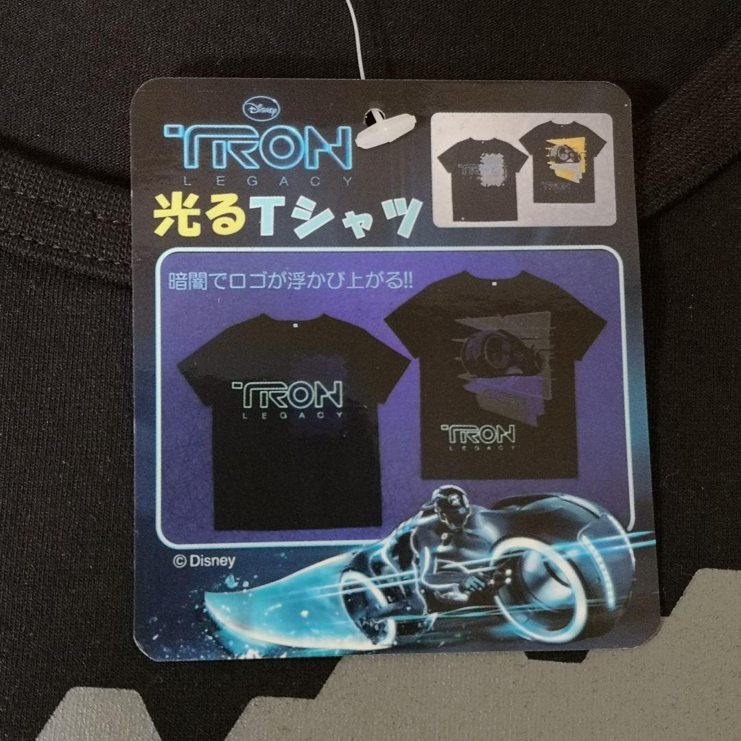 新品 10s トロンレガシー ディズニー ムービーT 映画Tシャツ TRON 黒