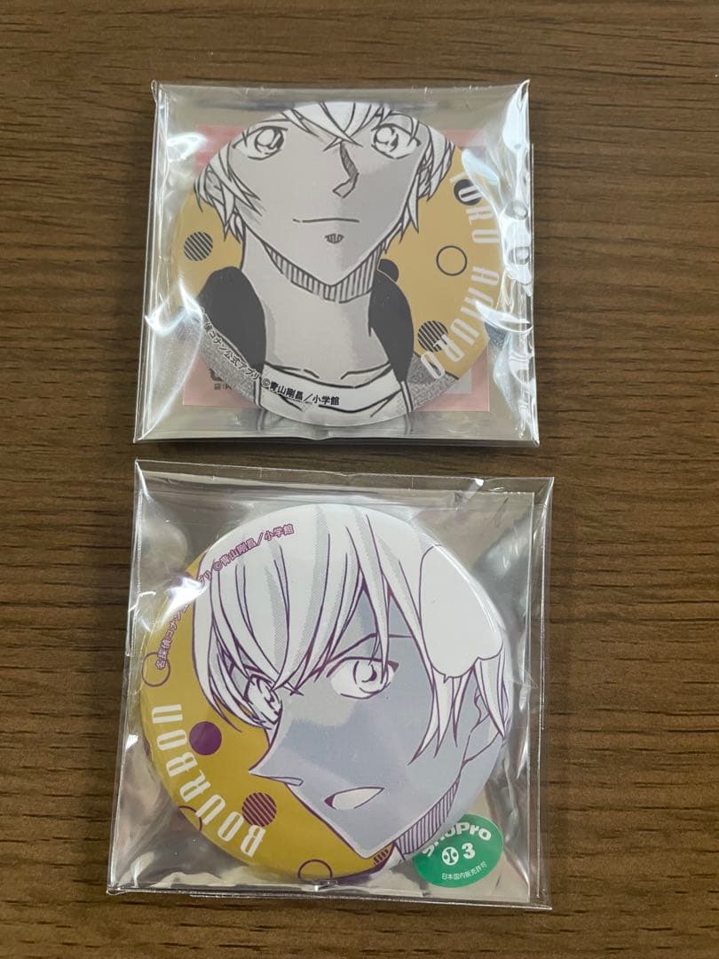 名探偵コナン コナン公式アプリ 缶バッジvol.1・vol.2 安室透