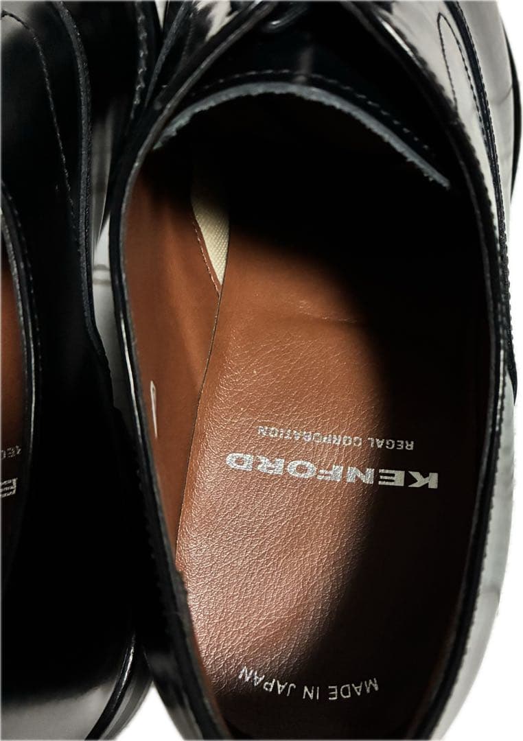 極美品【KENFORD/ビジネスシューズ】 黒 メンズ 革靴 24.5cm