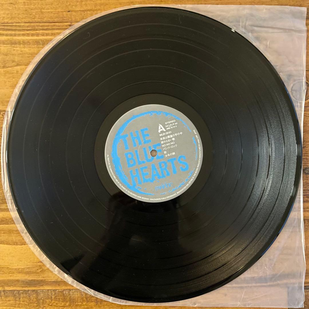 THE BLUE HEARTS 1stアルバム レコード LP - メルカリ