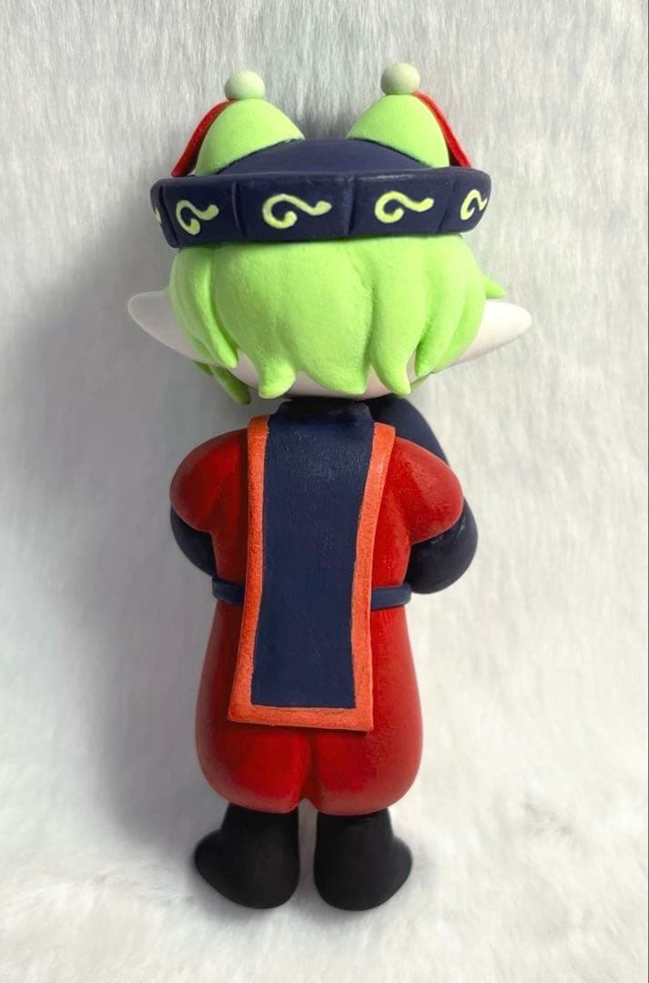 粘土フィギュア ハンドメイド キョンシー 蓄光