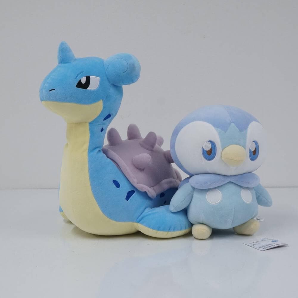 ラプラス ポッチャマ みずタイプポケモン ぬいぐるみ 2点セット USED美