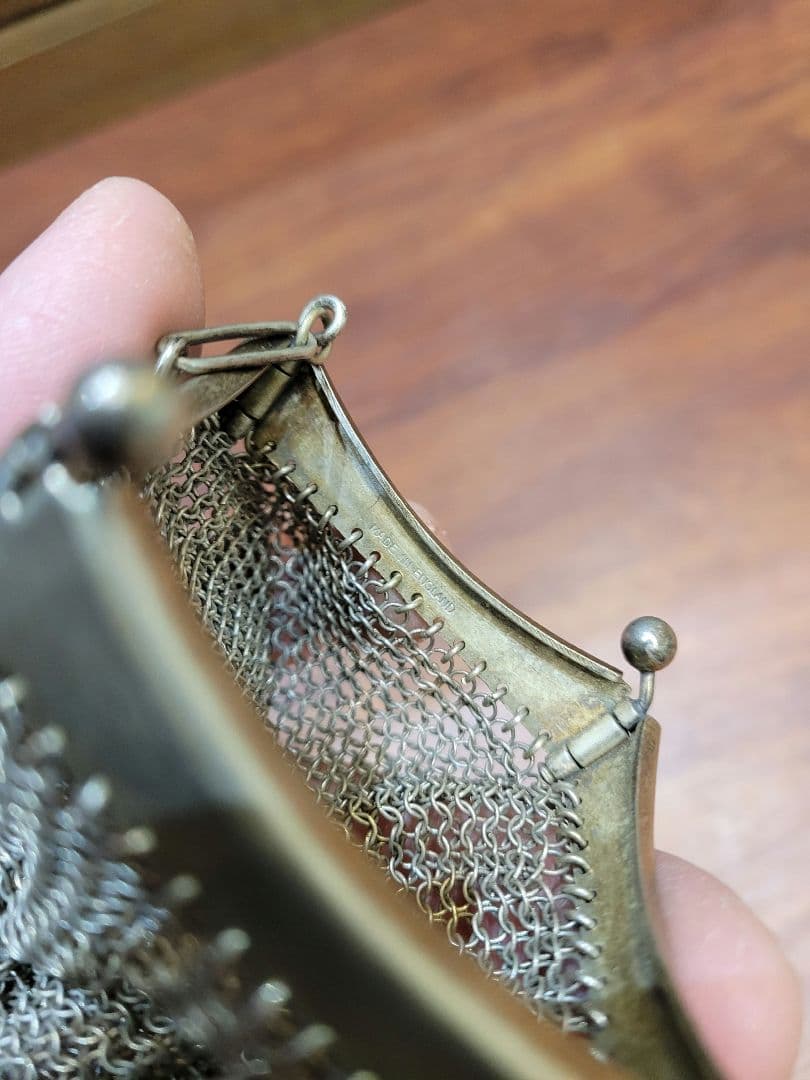 アンティーク純銀製バッグオペラバッグチェーンバッグの通販はau PAY