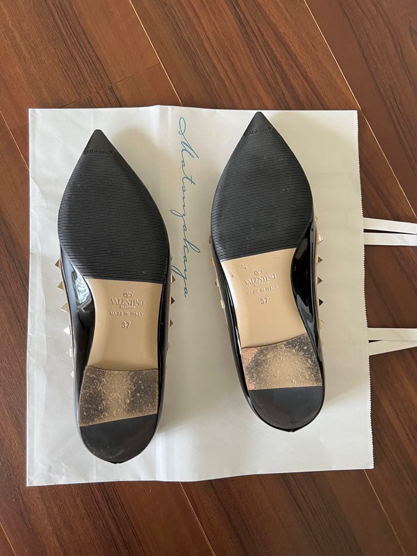 極美品】Valentino Garavaniロックスタッズフラット37