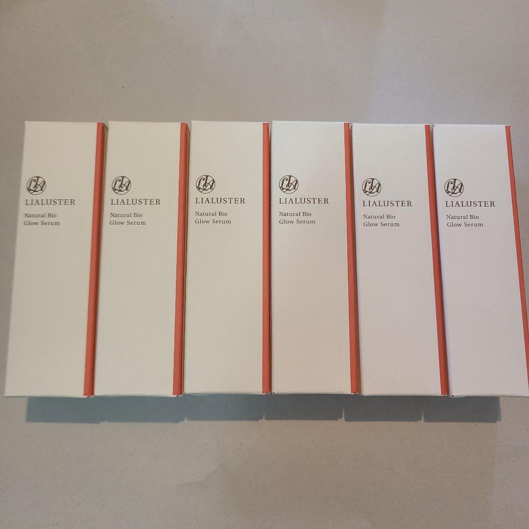6本 リアラスター ナチュラルビオグロウセラム 美容液 27ml リア