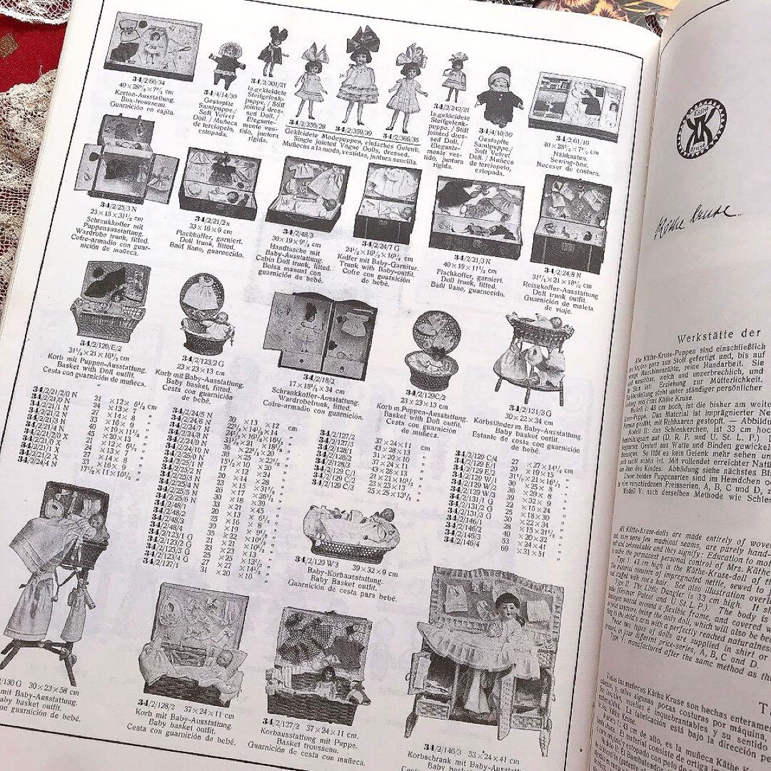 アンティークおもちゃ復刻カタログ ビスクドール ミニョネット