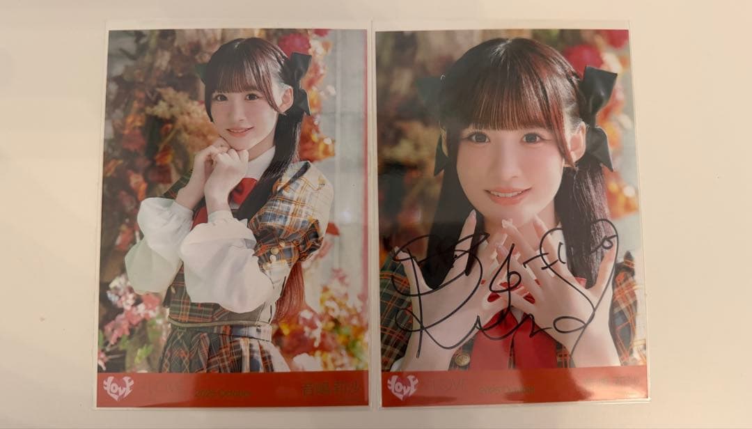 イコラブ 音嶋莉沙 生写真 「ラブソングに襲われる」歌唱衣装 直筆(ヨリ) イコラブ 音嶋莉沙 生写真 ラブソングに襲われる 歌唱衣装 ヨリ ＝LOVE