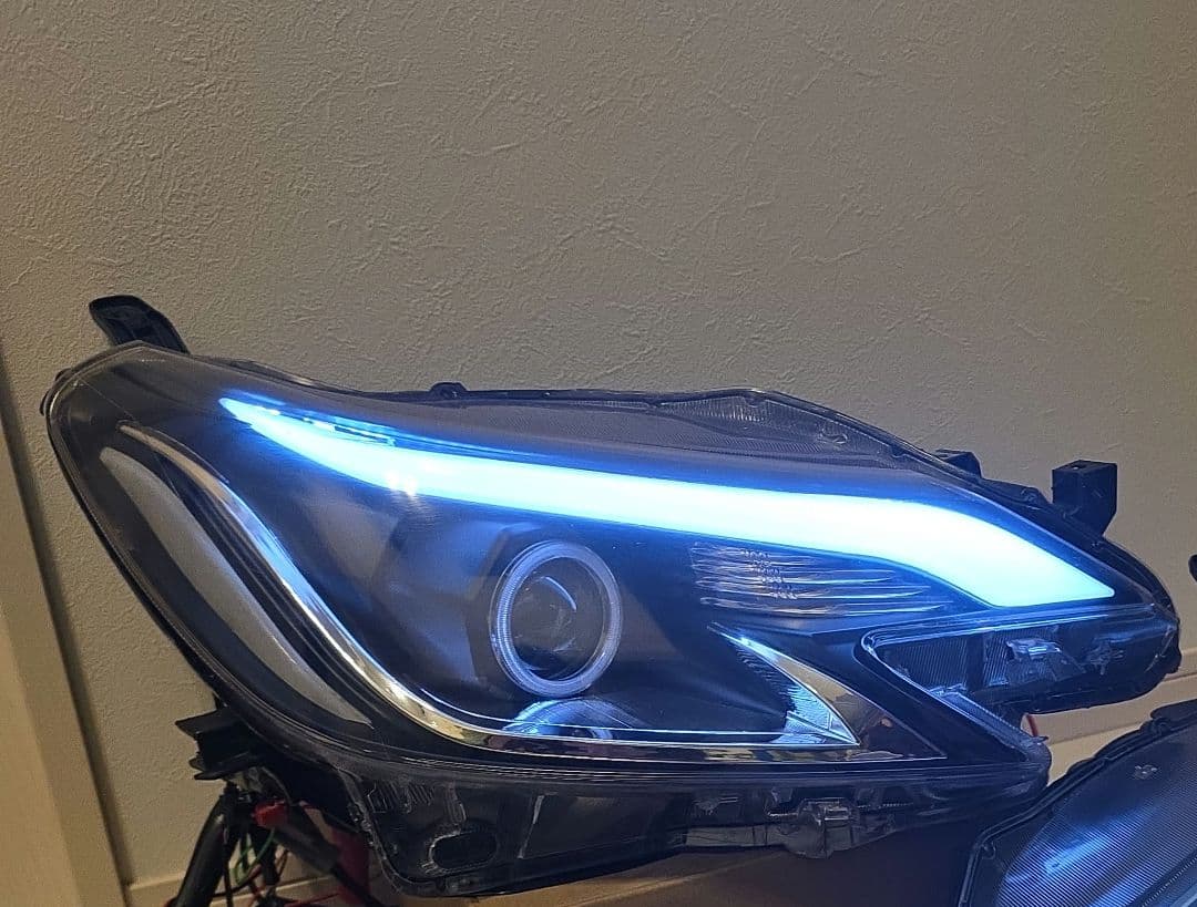 130系 マークX 中期 後期 社外 加工ヘッドライト ワンオフ - メルカリ