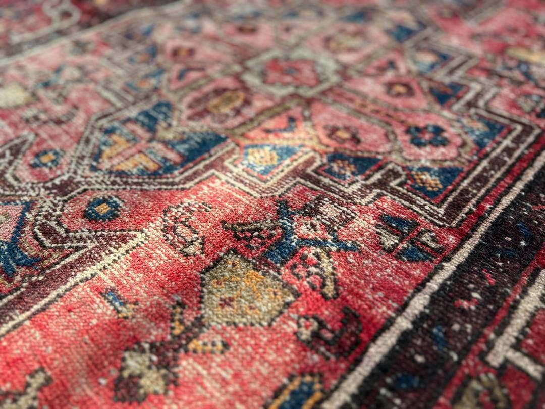 ヴィンテージラグトライバルラグハマダンメダリオン