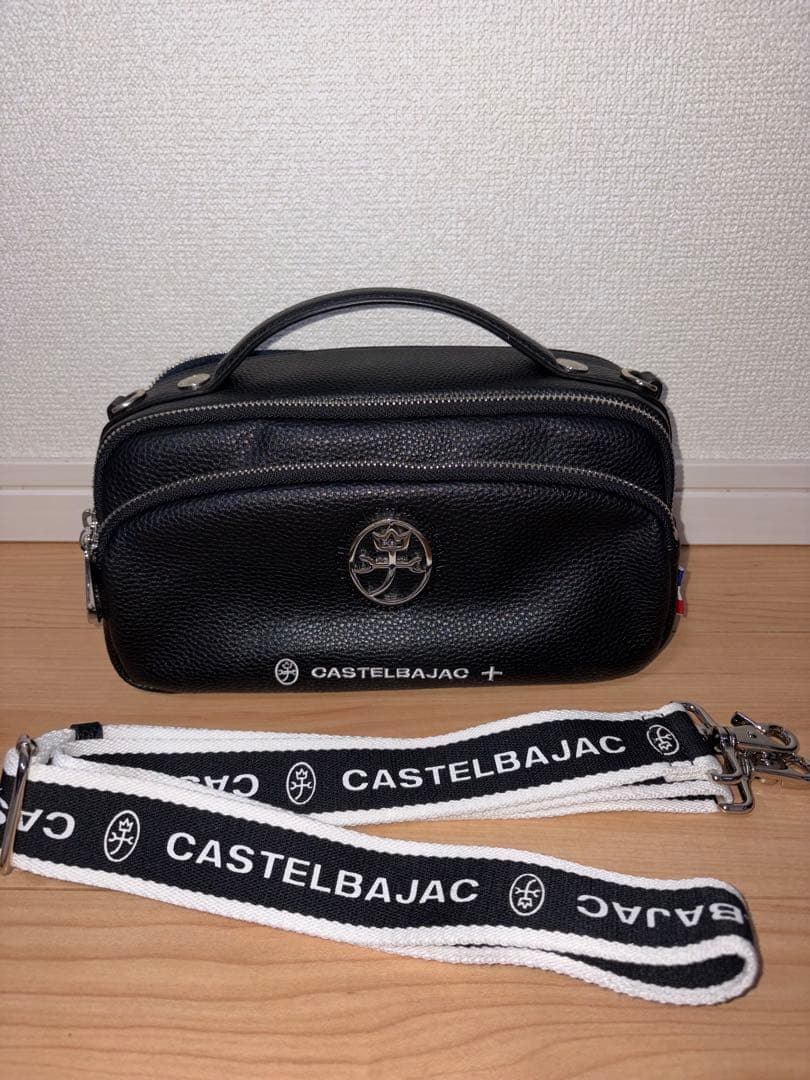 カステルバジャック ハロゲン ミニショルダーバッグ ブラック - メルカリ