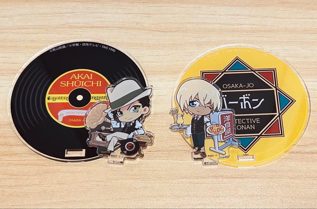 セット最安値☆名探偵コナン 大阪城 アクリルコースター レトロ 赤井