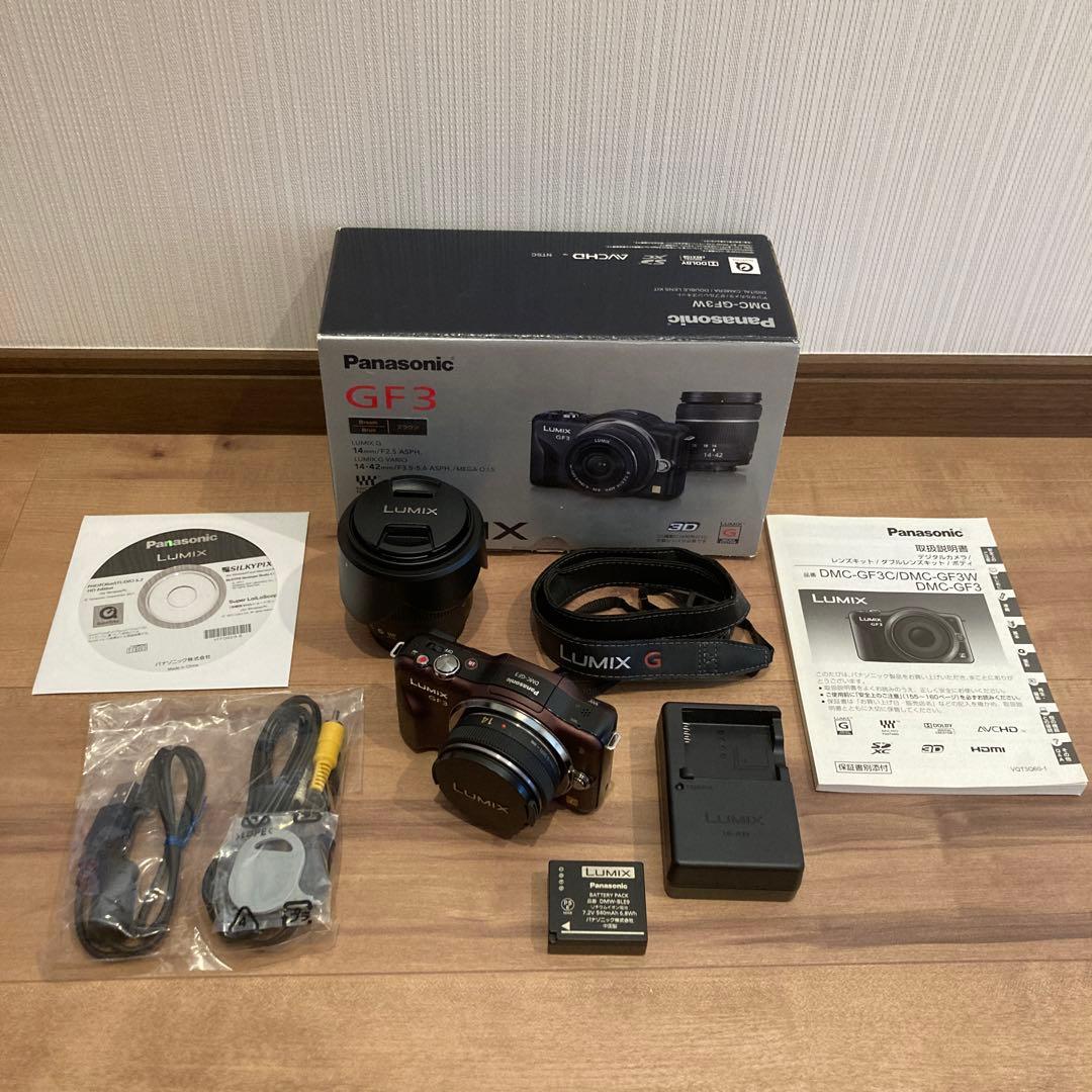 LUMIX DMC-GF3W デジタルカメラ/ダブルレンズキット 概要 デジタル一眼カメラ/ダブルレンズキット DMC-GF3W | LUMIX