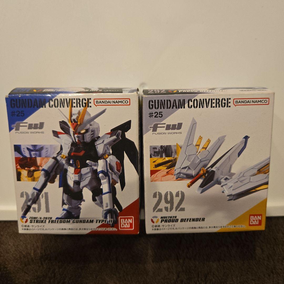 ガンダムコンバージ25 ストライクフリーダムガンダム弍式&プラウド