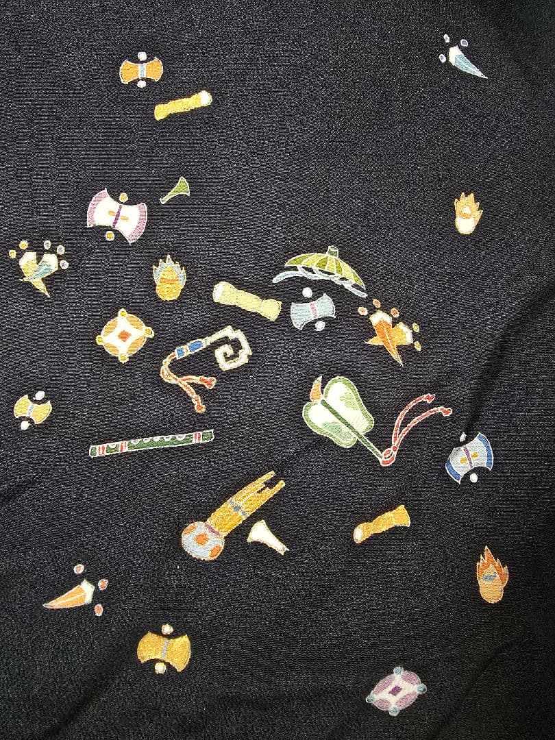 みんにょさん専用 縮緬 宝尽くし訪問着 かなり美品