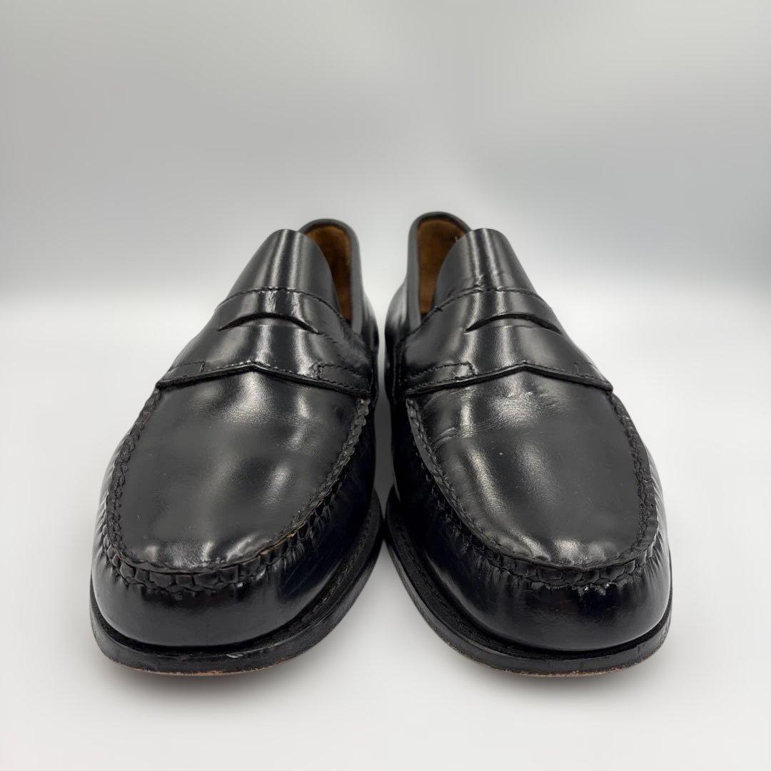 G.H.BASS WEEJUNS LOGAN ペニーローファー 黒 US9