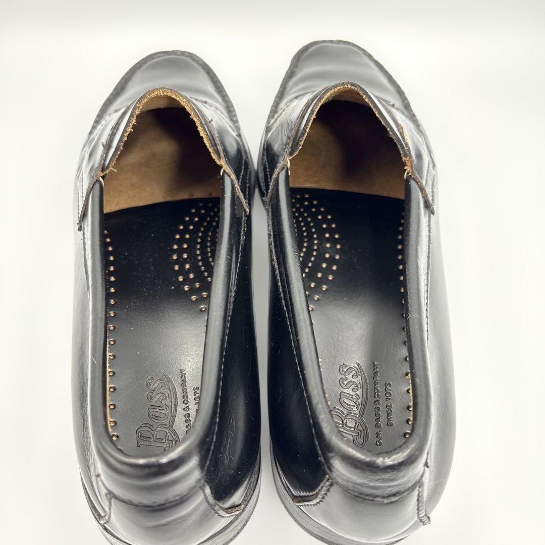 G.H.BASS WEEJUNS LOGAN ペニーローファー 黒 US9