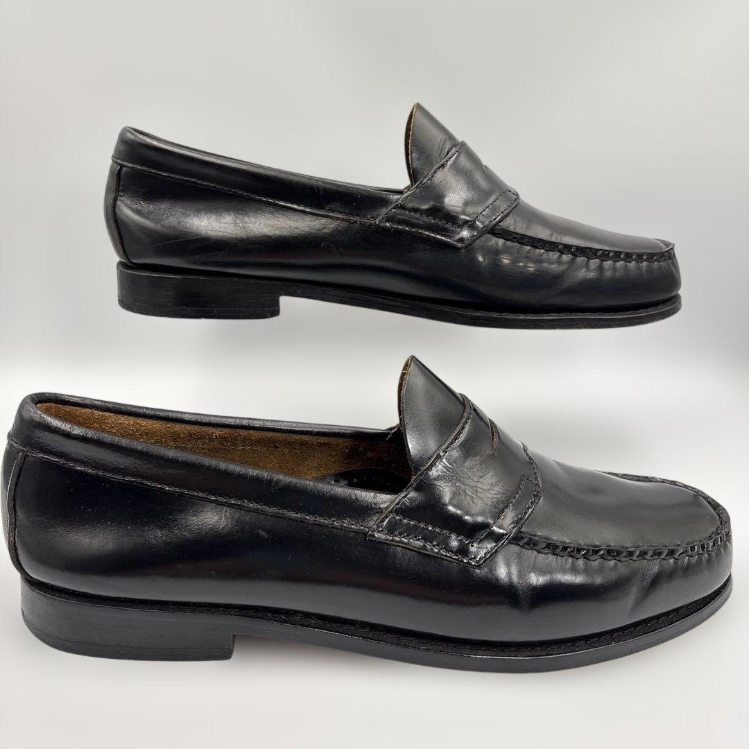 G.H.BASS WEEJUNS LOGAN ペニーローファー 黒 US9