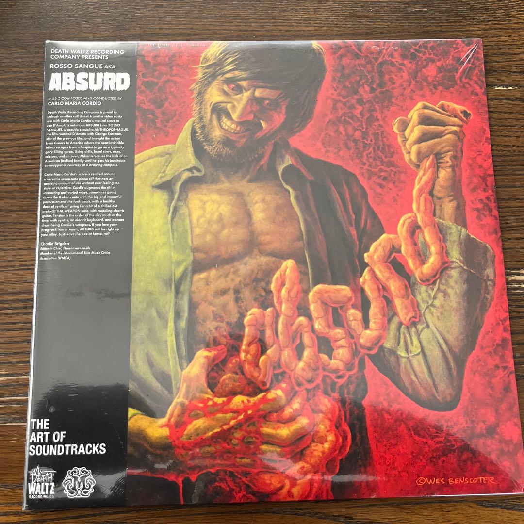 映画『アブサード／赤い血』サウンドトラック レコード LP 紅の豚 サウンドトラック 【完全限定生産】(クリア・レッド