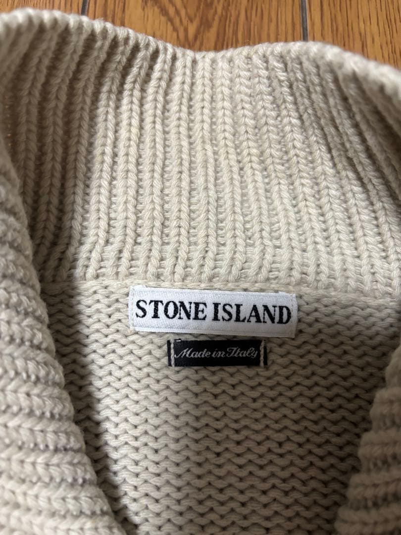 90s 1996aw stone island ニットカーディガン - メルカリ