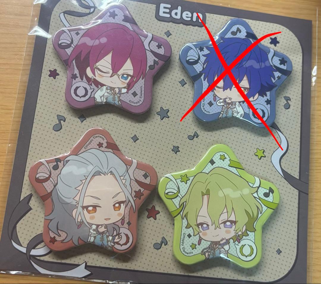 あんさんぶるスターズ With ThanX 缶バッジセット乱凪砂 巴日和 七種茨