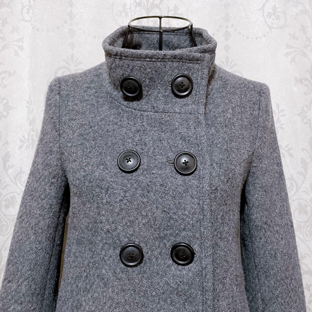 ナポレオン ピーコート グレー 平成ギャル y2k ダークコア nana パンク