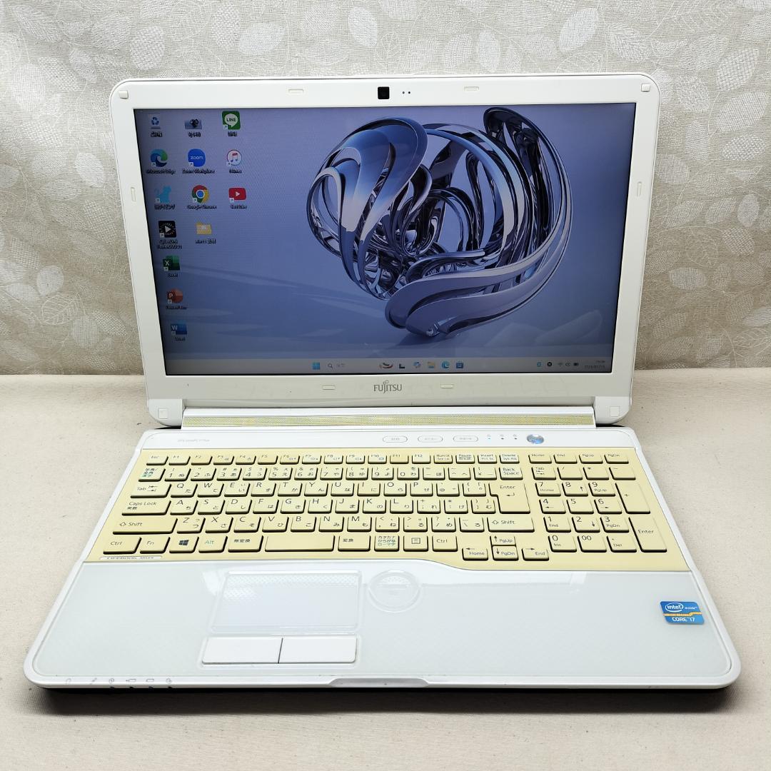 463 ☆Core i7☆Win11 SSDノートパソコン オフィス付き 富士通 - メルカリ