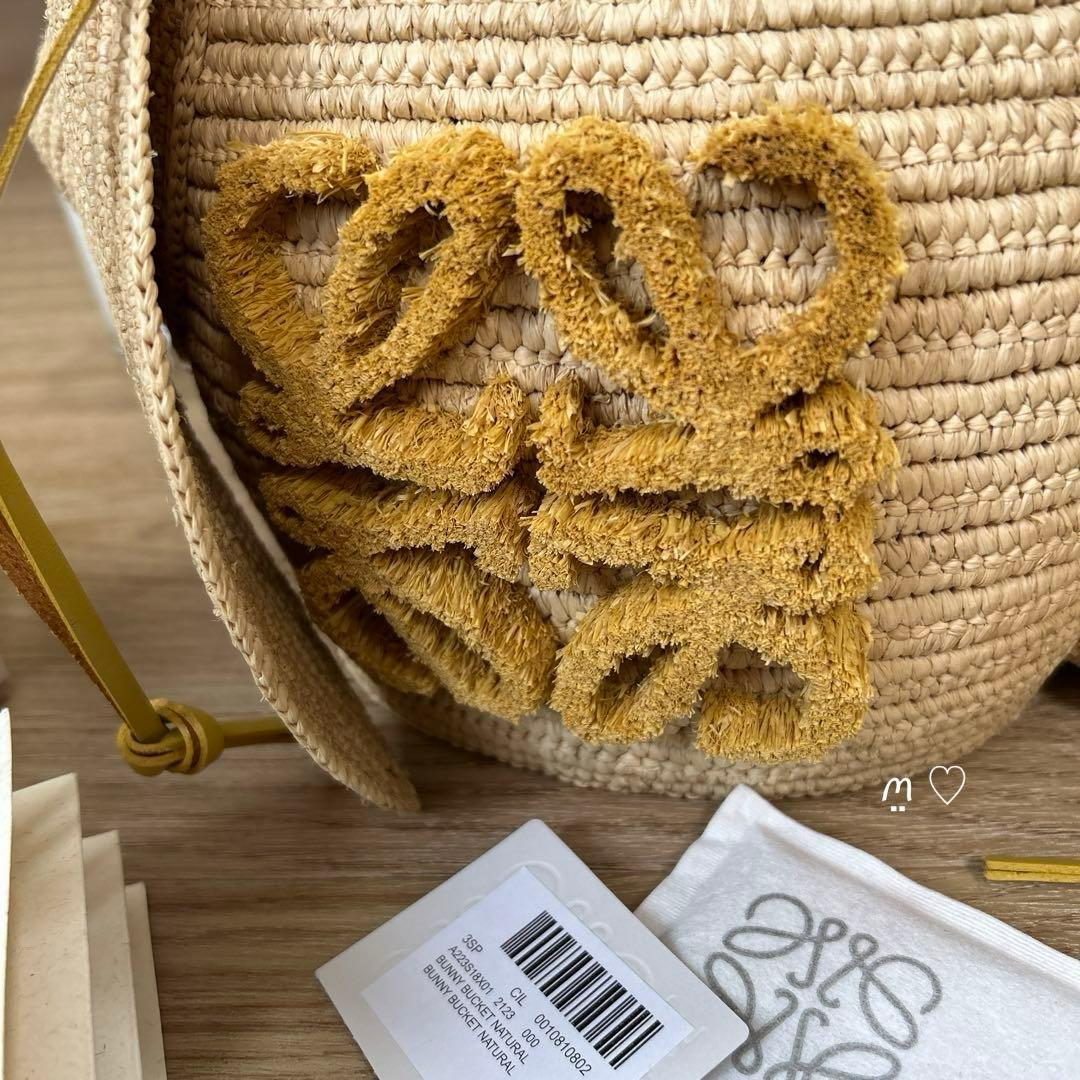 LOEWEロエベ バニーバケットバッグ ショルダー カゴバッグ うさぎ年