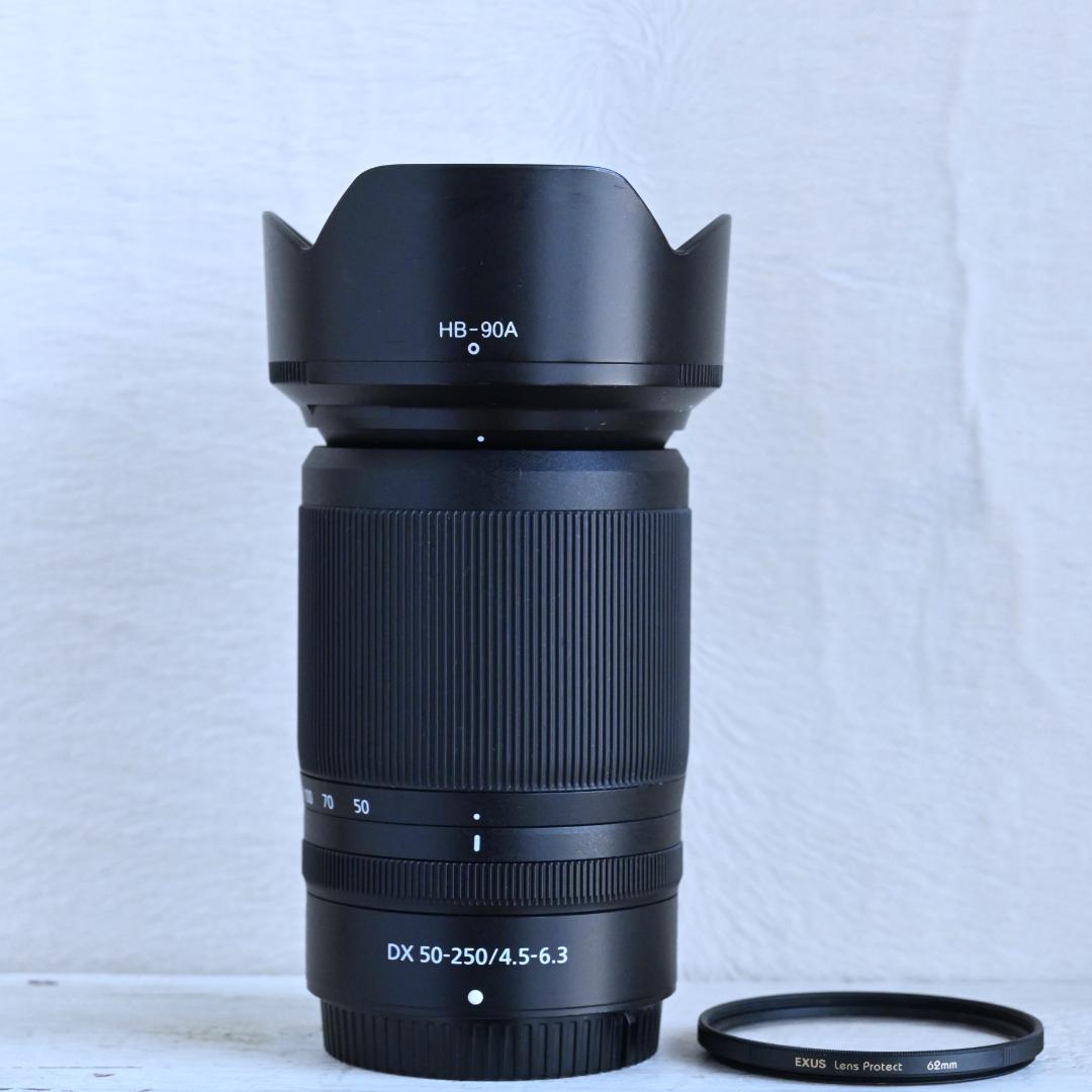 NIKKOR Z DX 50-250mm F4.5-6.3 VR フード付　美品