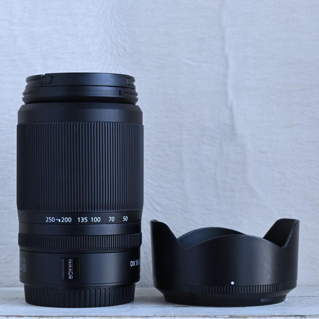 NIKKOR Z DX 50-250mm F4.5-6.3 VR フード付　美品