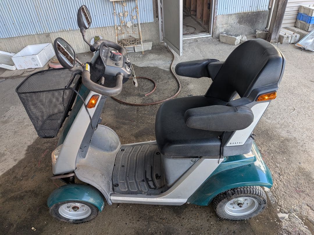 HONDAホンダ 電動カート シニアカー グリーン系／直接引き取り限定